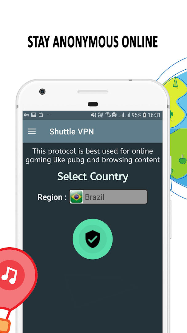 VPN : Shuttle VPN, Free VPN, Unlimited Turbo VPN PC