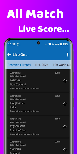 Champions Trophy 2025 Live ?? ??