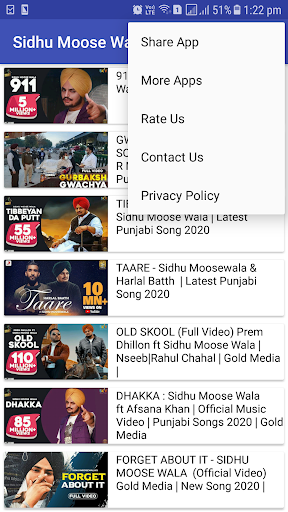 Sidhu Moose Wala  Songs
