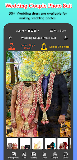 Wedding Couple Photo Suit PC