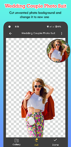 Wedding Couple Photo Suit PC