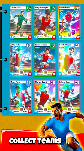 komputer Football Stars: Card Collector