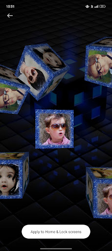 3D Photo Cube Live Wallpaper پی سی