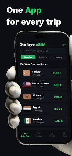 Simbye: Travel eSIM Internet پی سی