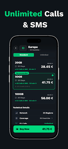 Simbye: Travel eSIM Internet پی سی