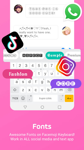 Facemoji Emoji Keyboard&Fonts电脑版
