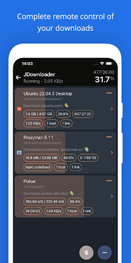 komputer JDownloader Remote Control
