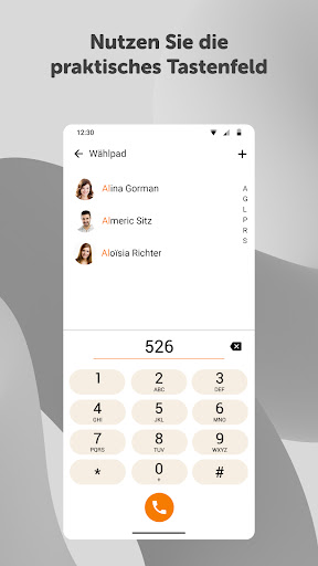 Schlichtes Telefon