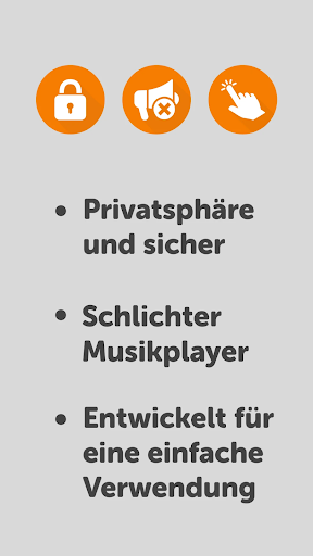 Schlichter Musikplayer