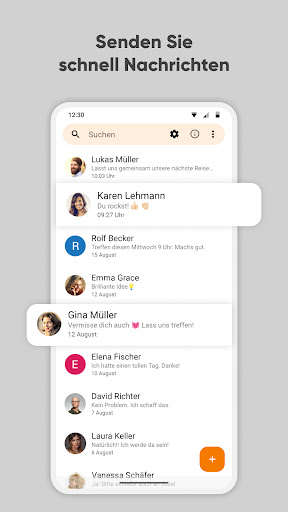 Schlichter SMS-Messenger