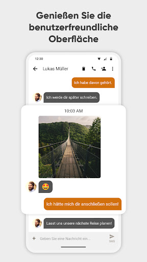 Schlichter SMS-Messenger