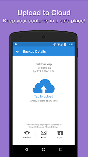 komputer Easy Contacts Backup & Restore
