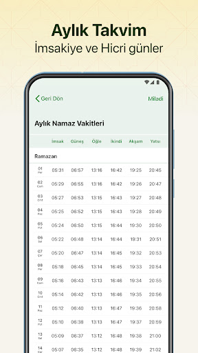 Namaz Vakitleri