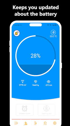 Battery Charge & Theft Alarm