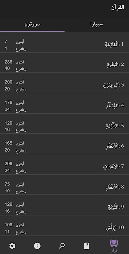 Quran in Sindhi Paigam-e-Quran پی سی