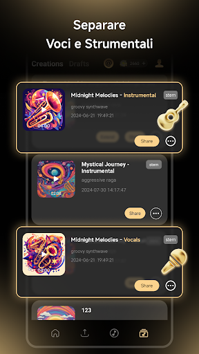 Music AI - Crea una canzone