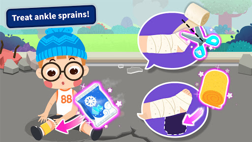 komputer Baby Panda Earthquake Safety 4