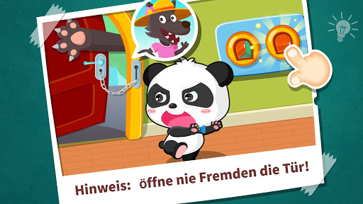 Baby Panda: Sicherheit im Haus