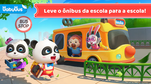 Ônibus Escolar do Bebê Panda