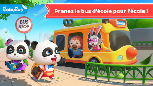 Bus Scolaire de Bébé Panda PC