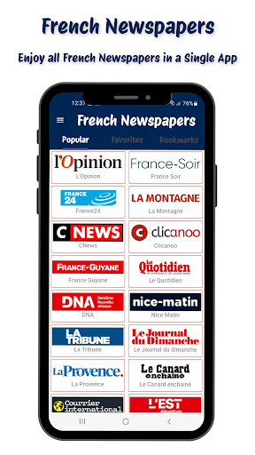 komputer All French Newspapers in 1 App