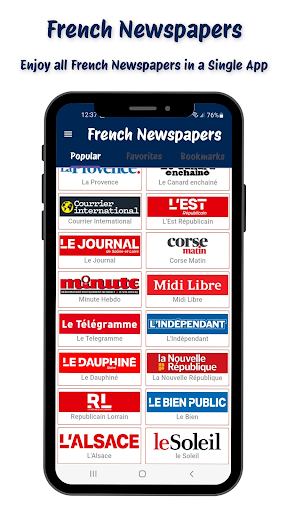 komputer All French Newspapers in 1 App