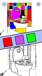 Skibidi Toilet Coloring Book PC