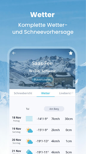 Skiinfo Ski & Schneehöhen App PC