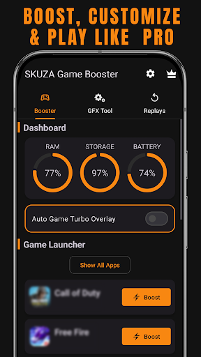SKUZA Game Booster & GFX Tool পিসি