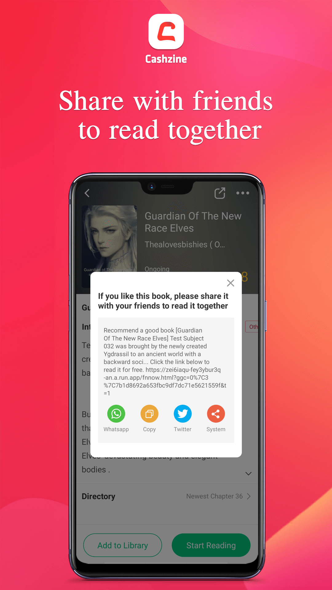 Cashzine - Earn Free Cash via newsbreak PC