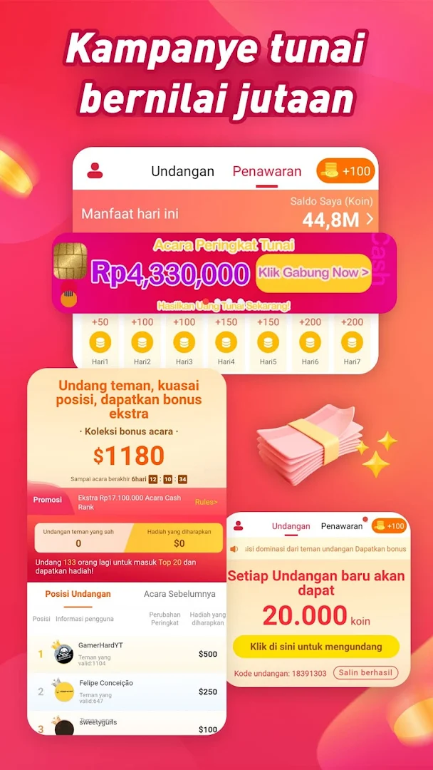 Cashzine: dapatkan jadi duit, Baca buzz newsbreak! PC