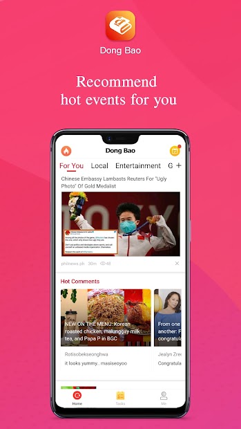Dong Bao - discover trending event&people nearby PC