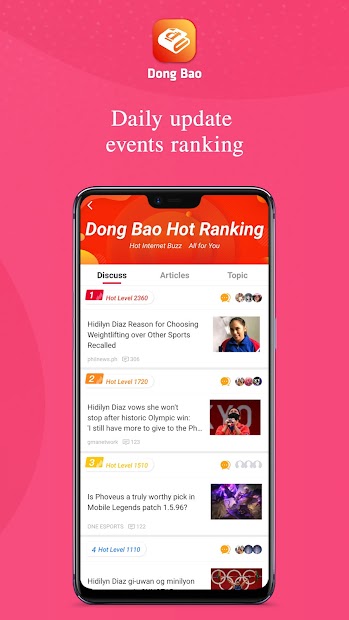 Dong Bao - discover trending event&people nearby PC