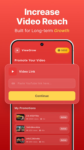 ViewGrow: Grow YouTube Views PC
