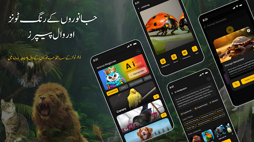 جانوروں اور پرندوں کے رنگ ٹون پی سی