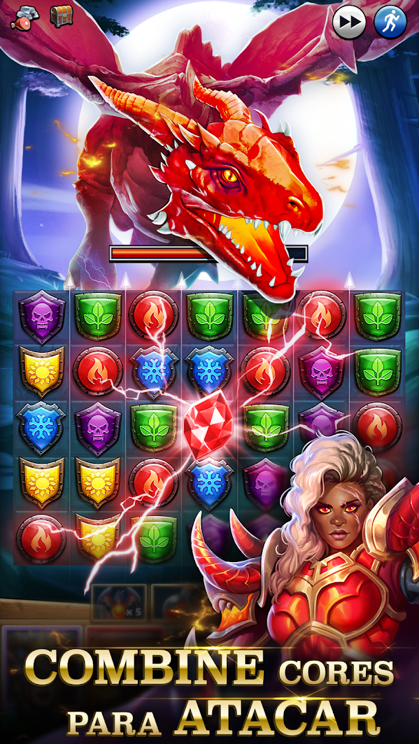 Empires & Puzzles: RPG Quest para PC