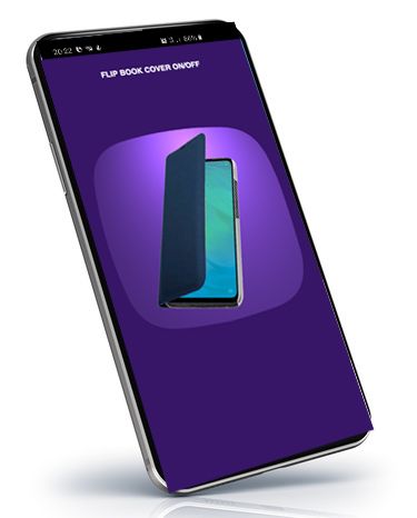 cover flip book screen on/off PC