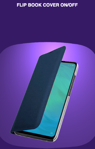 cover flip book screen on/off PC