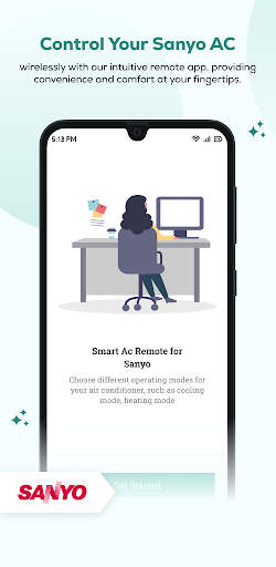Smart AC Remote for Sanyo PC