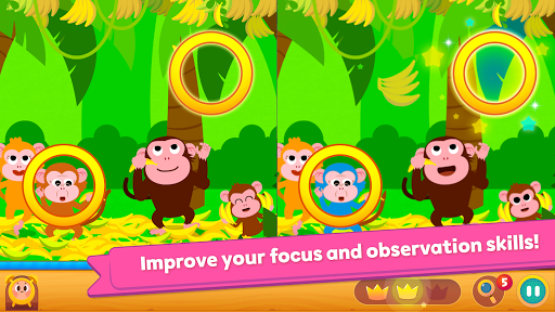 komputer Pinkfong Spot the difference :