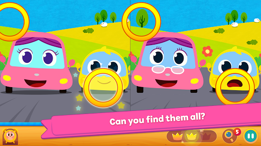 komputer Pinkfong Spot the difference :