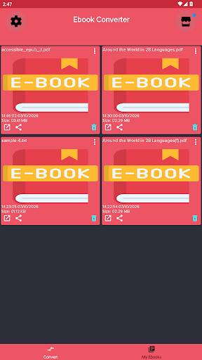 Ebook Converter: EPUB MOBI PDF PC