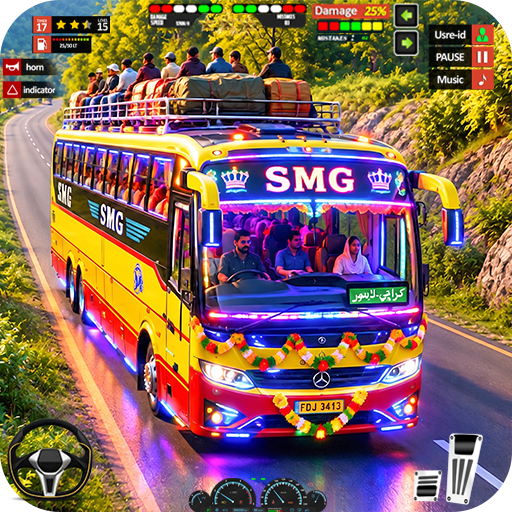 Offroad Bus Sim Driving Game