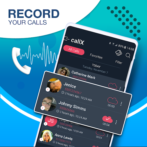 Call Recorder - callX پی سی