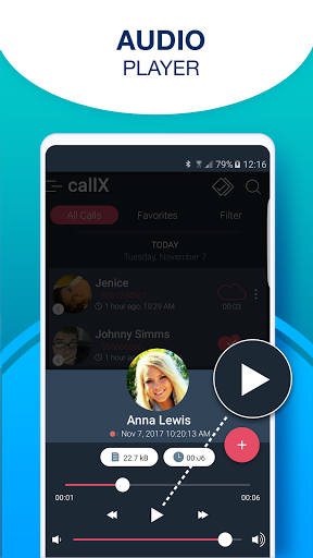 Call Recorder - callX پی سی