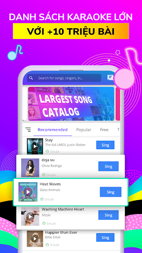 Smule: Hát Karaoke & Thu Âm