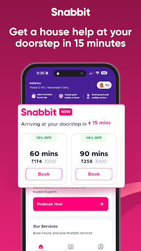 Snabbit: House Help in minutes پی سی