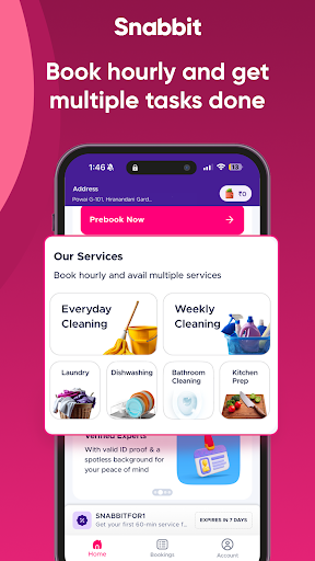 Snabbit: House Help in minutes پی سی