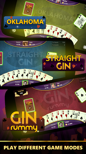 komputer Gin Rummy - Offline Card Games