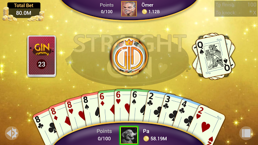 komputer Gin Rummy - Offline Card Games